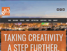Tablet Screenshot of efgcreative.com